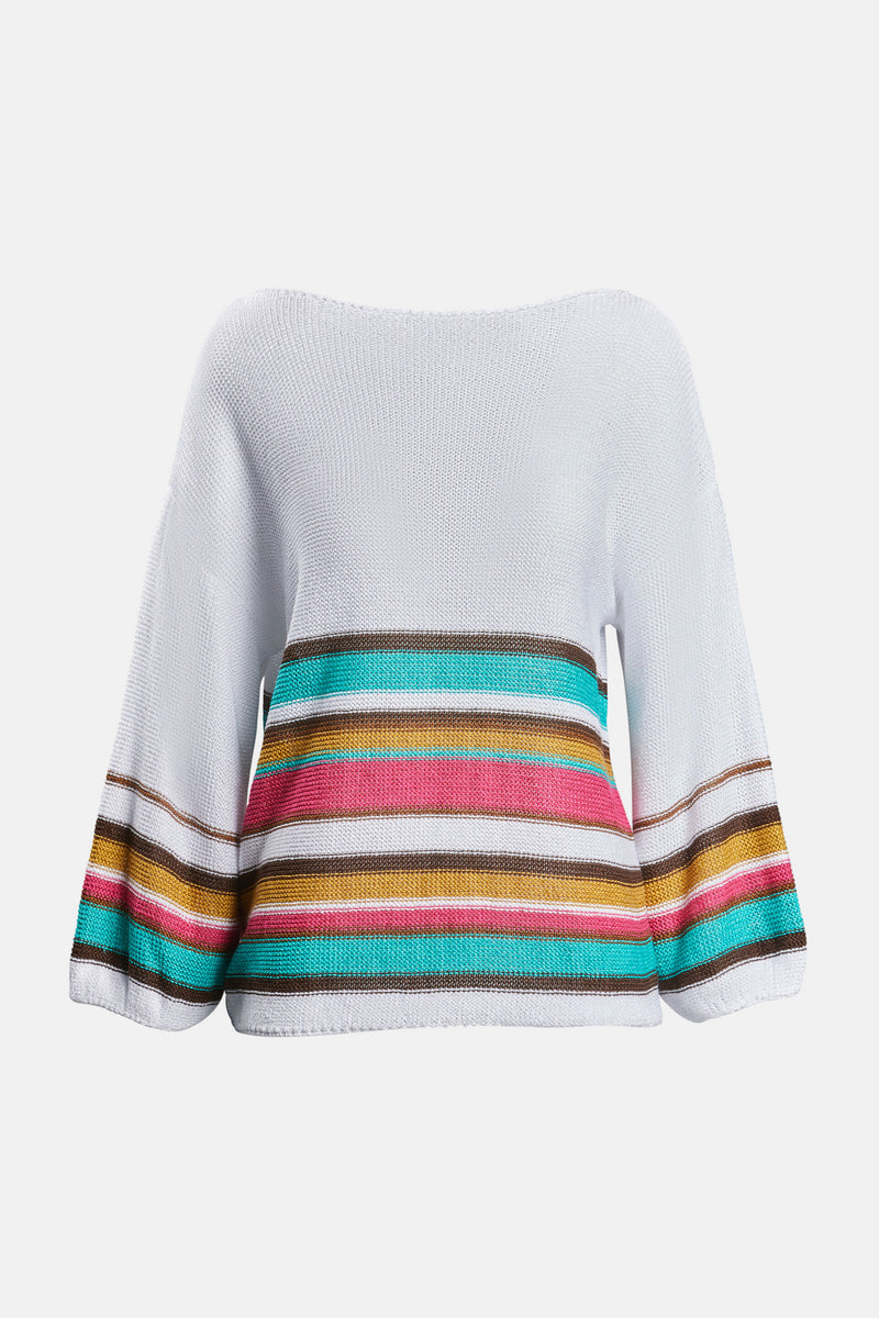 Colors Flared Pullover Knit