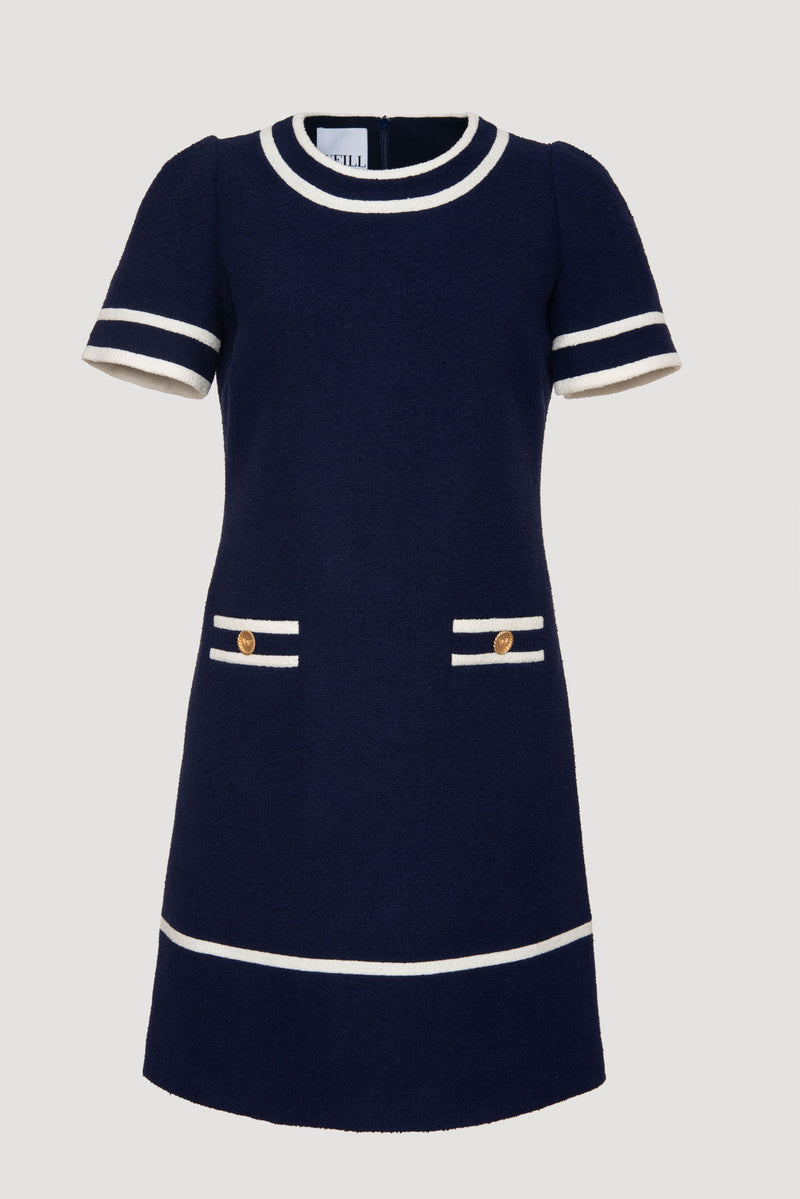 Cotton Crepe Dress