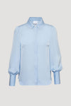 Silk Blouse Pearl Buttons