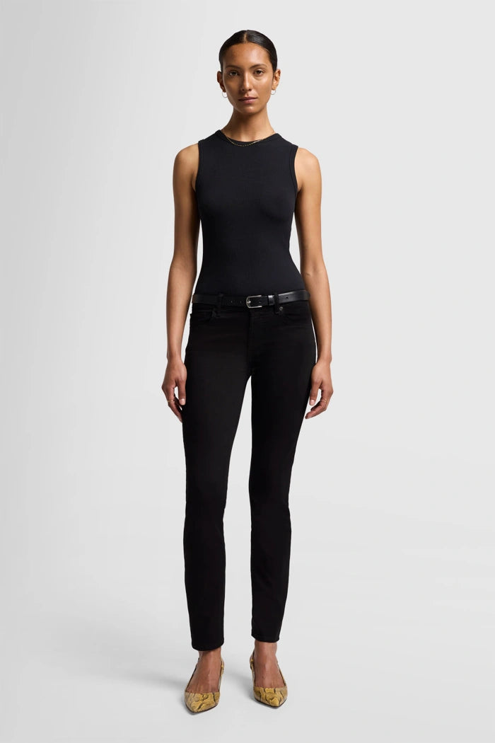 High Waist Super Skinny Black