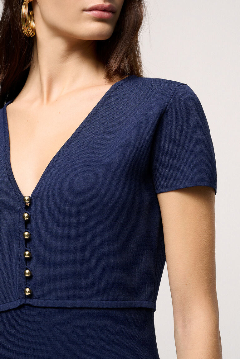 Ceratura V-neck Dress