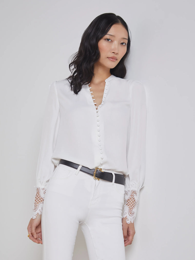 Ava silk blouse
