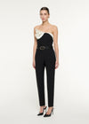Flower Drape Crepe Top
