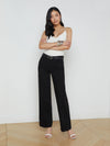 Scottie High Rise Wide Leg Black