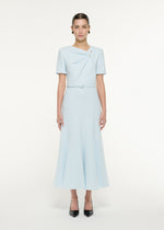 Cady belted Midi Dress