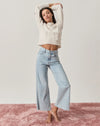Taylor Cropped High Rise Wide Leg