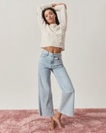 Taylor Cropped High Rise Wide Leg