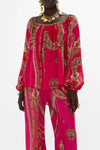 Silk Kissed by a cobra Blouse