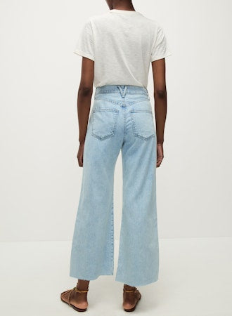 Taylor Cropped High Rise Wide Leg