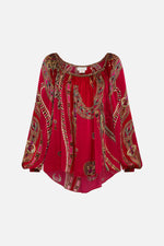 Silk Kissed by a cobra Blouse