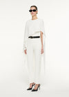 Cropped Crepe Trouser