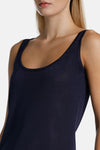 Cunicolo Linen Top Navy