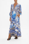 Long Button Front Dress