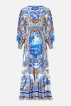 Long Button Front Dress