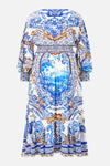 Long Button Front Dress