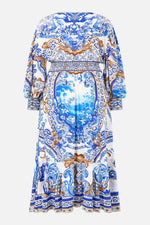 Long Button Front Dress