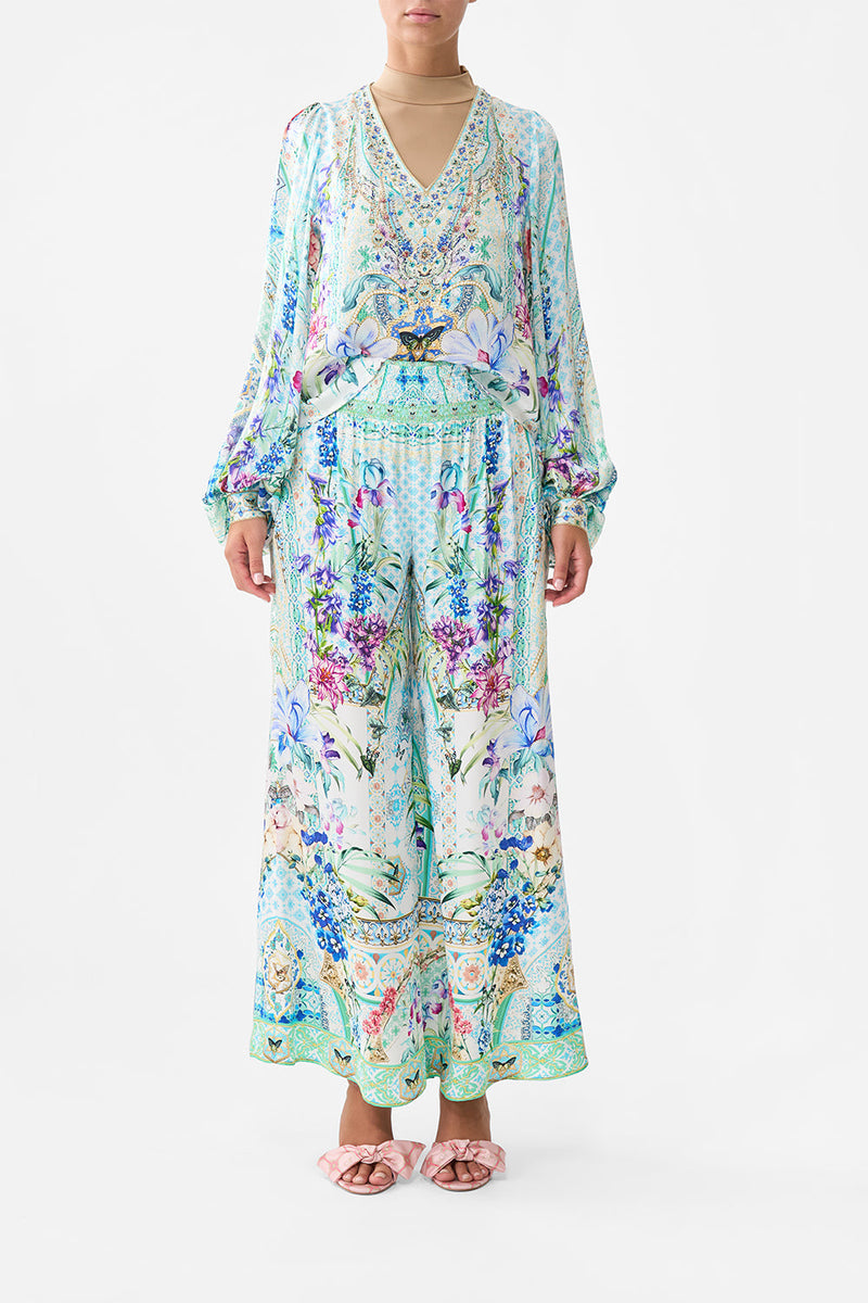Shirred Waist Pant