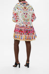 Long Sleeve Tiered short Dress