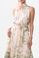 Necktie Dress With Elasticated Waist