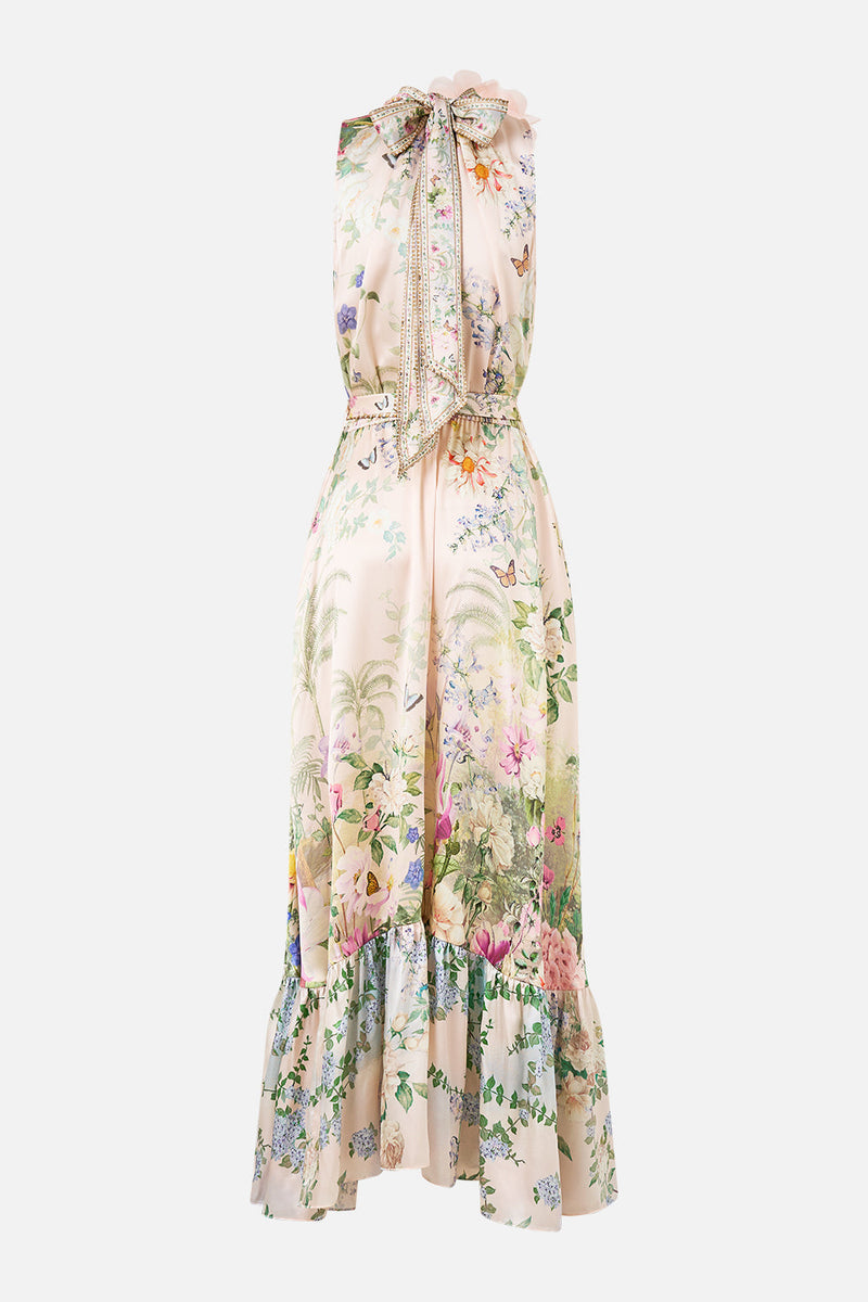 Necktie Dress With Elasticated Waist