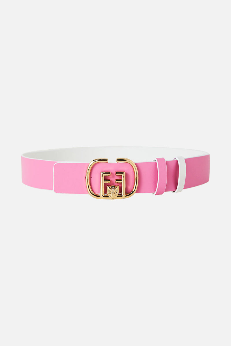 Reversible Monogram Buckle Belt
