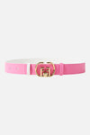 Reversible Monogram Buckle Belt
