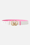 Reversible Monogram Buckle Belt