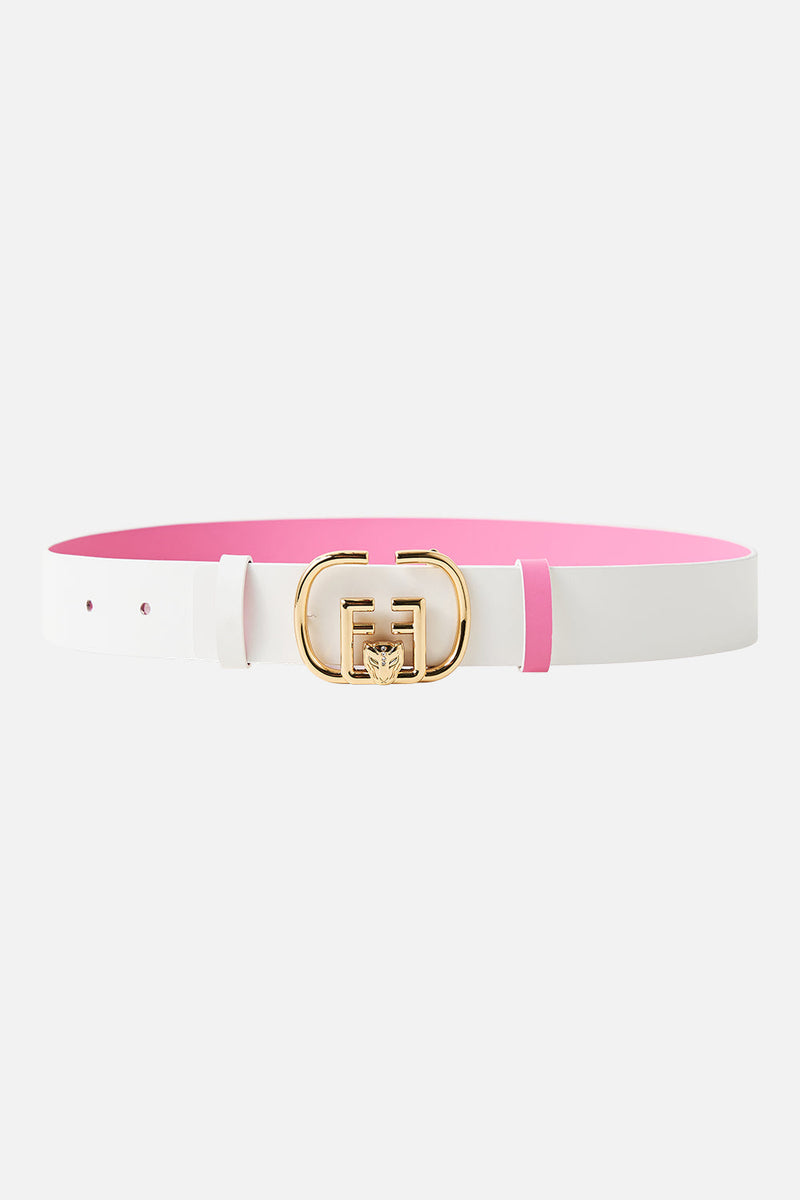 Reversible Monogram Buckle Belt