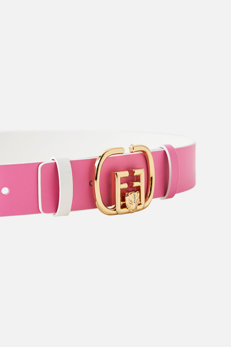 Reversible Monogram Buckle Belt