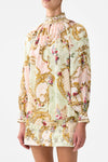 Raglan Button Up Shirt