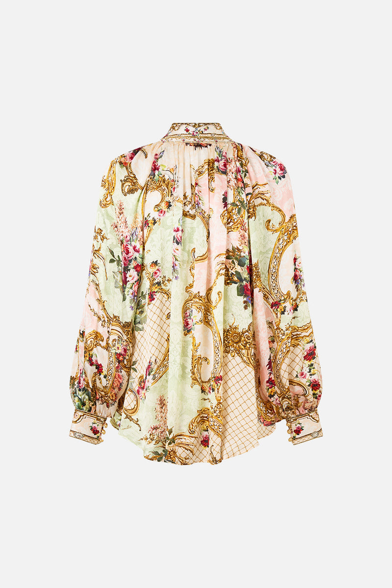 Raglan Button Up Shirt