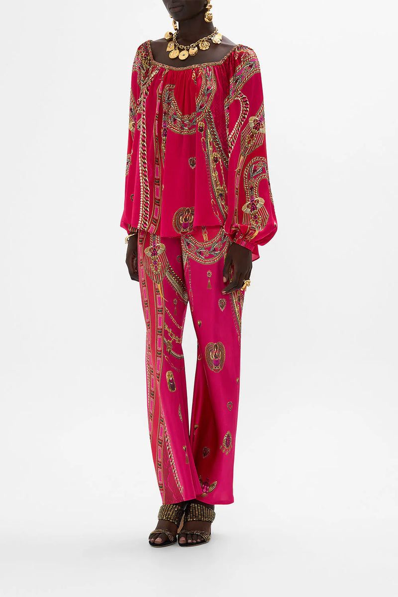 Silk Kissed by a cobra Blouse