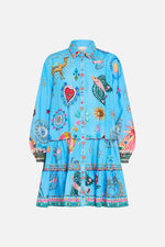 Tiered Linen Dress