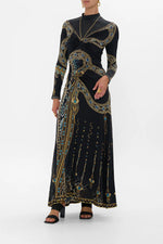 Jersey Dress with chain