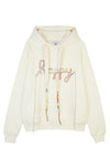 Embroidered Happy Hoodie