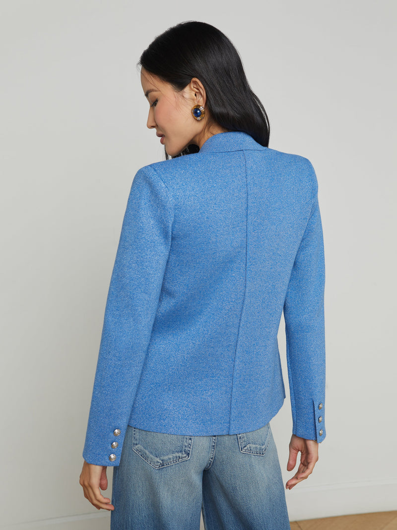 Kenzie Metallica Knit Blazer