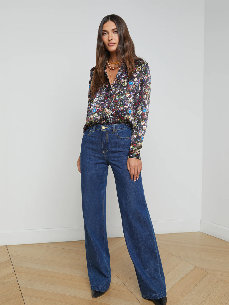 Tyler silk blouse