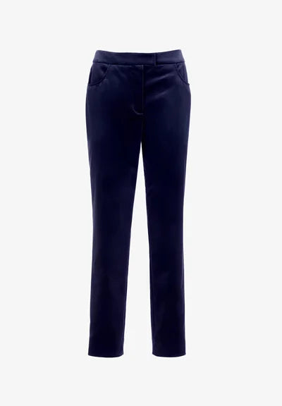 Ofride Velvet Trouser Cigarette leg