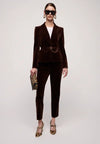 Ofride Velvet Trouser Cigarette leg