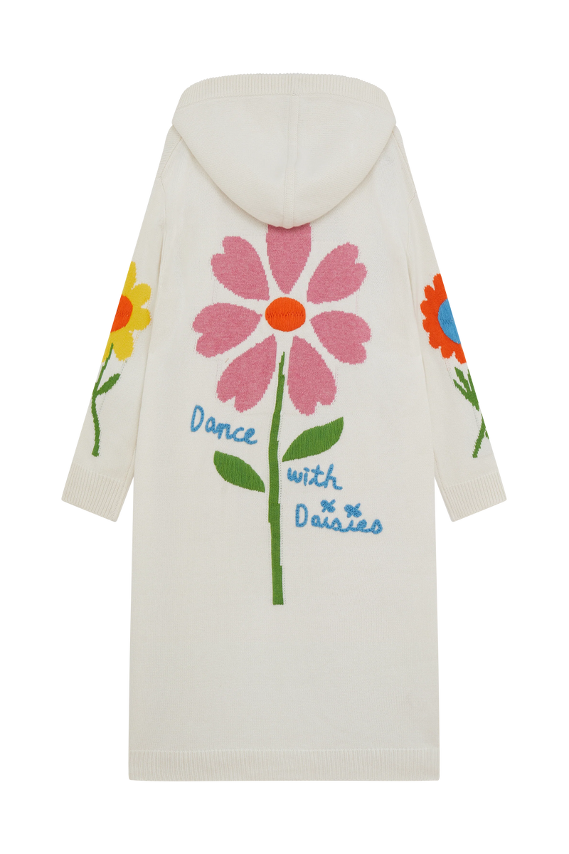 Floral Embroidered Cardigan