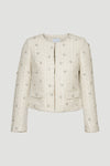 Pearl Encrusted Tweed Jacket