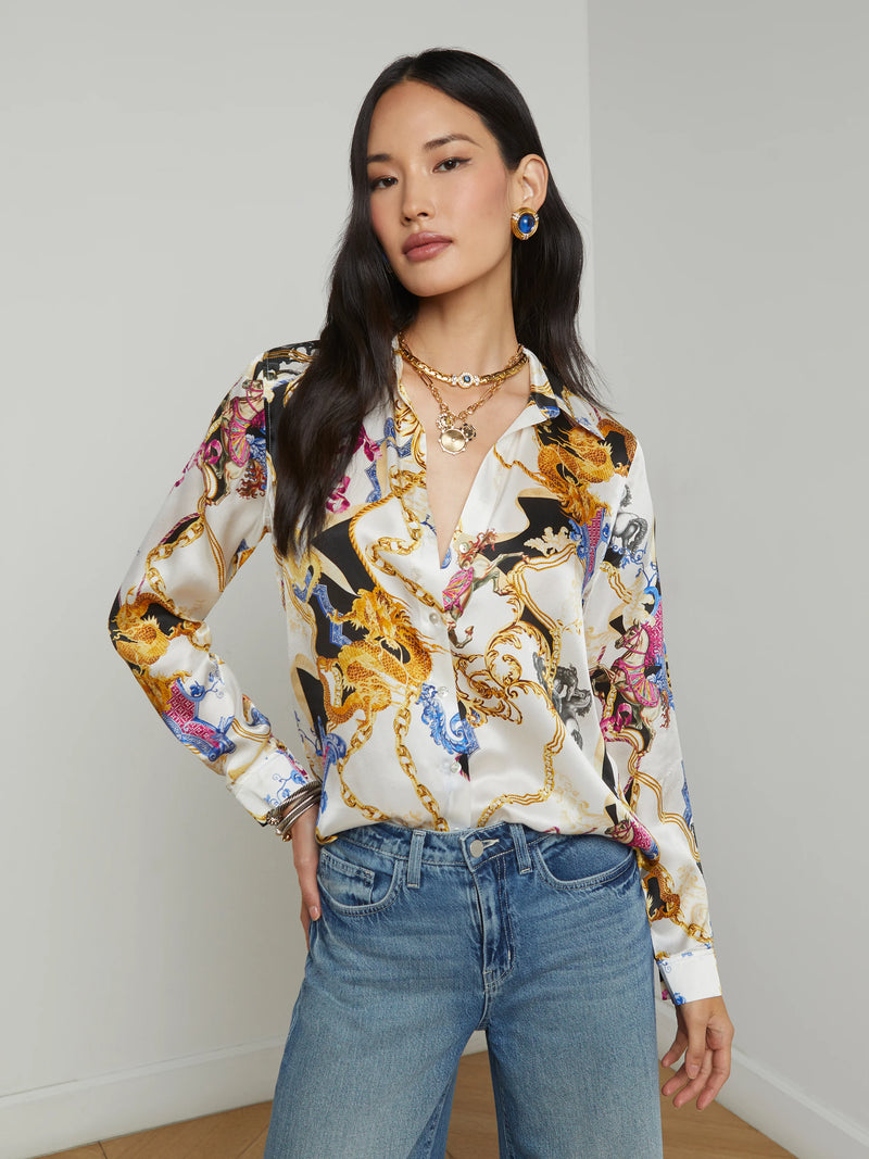 Tyler silk blouse