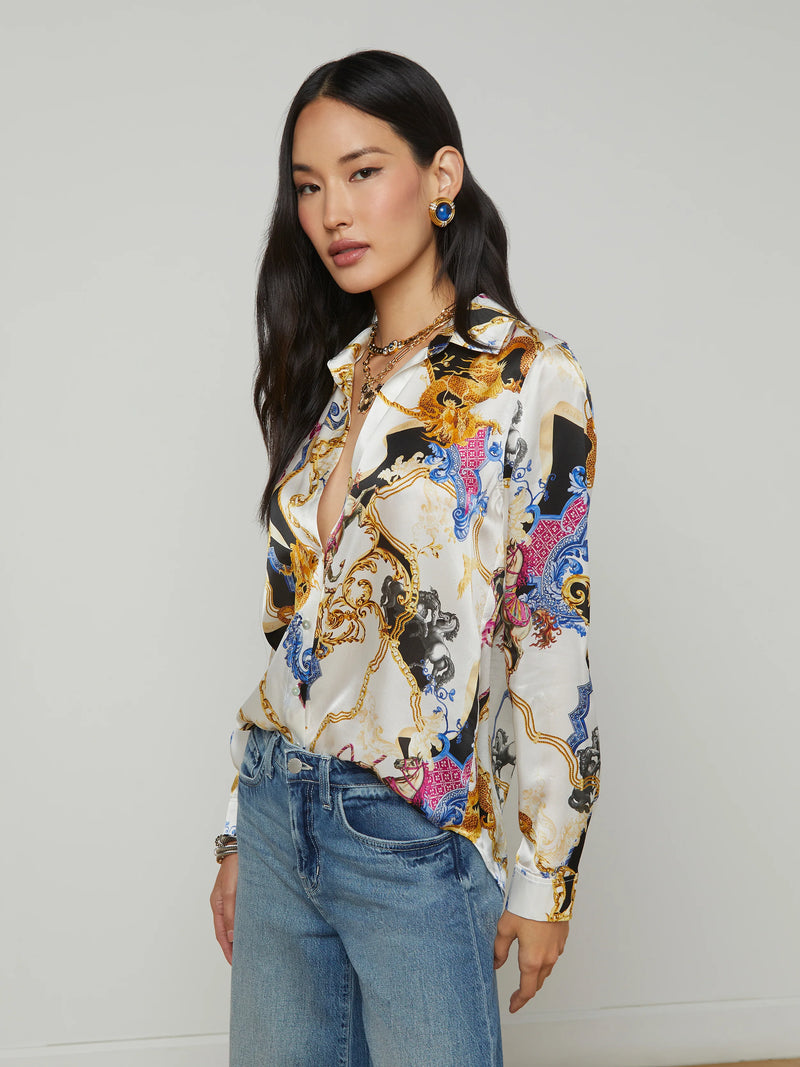 Tyler silk blouse