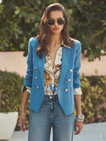 Kenzie Metallica Knit Blazer