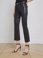 Kendra Crop Flare Coated