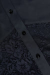 Lace panel blouse