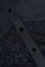Lace panel blouse