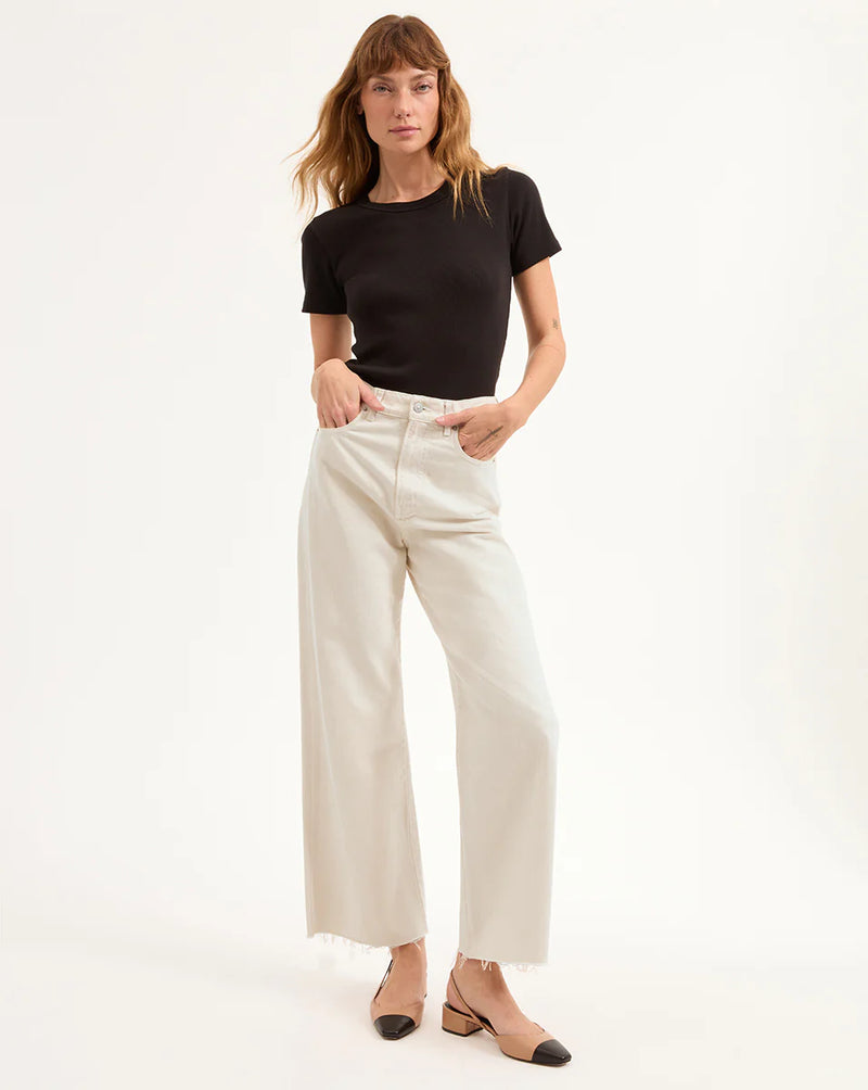 Taylor Cropped Wide Leg Jean