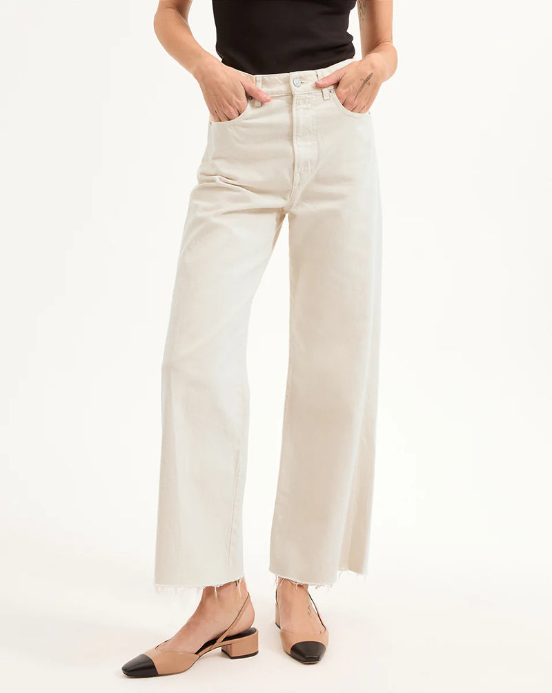 Taylor Cropped Wide Leg Jean