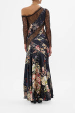 Silk Dress with lace